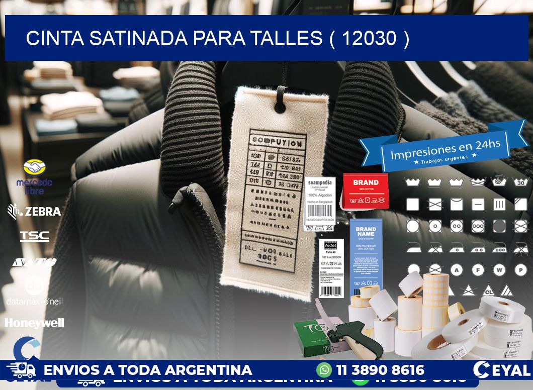 CINTA SATINADA PARA TALLES ( 12030 )