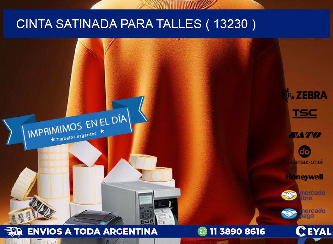 CINTA SATINADA PARA TALLES ( 13230 )