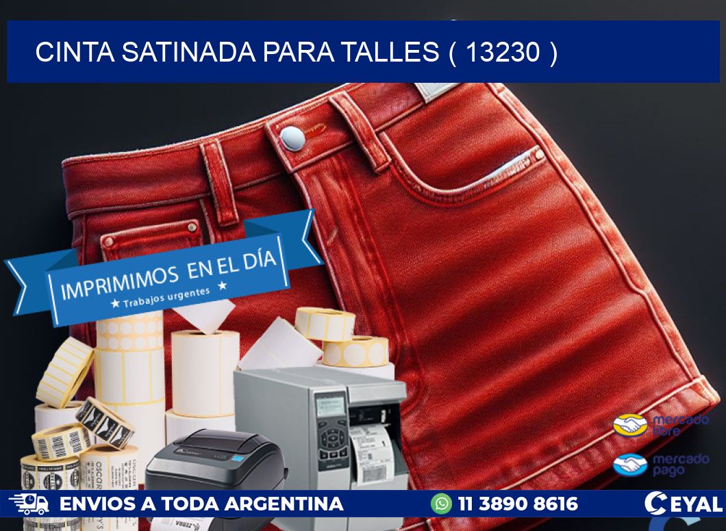 CINTA SATINADA PARA TALLES ( 13230 )