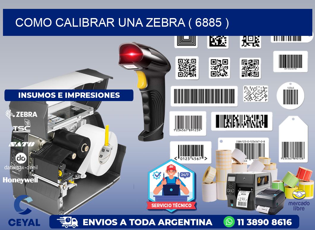 COMO CALIBRAR UNA ZEBRA ( 6885 )