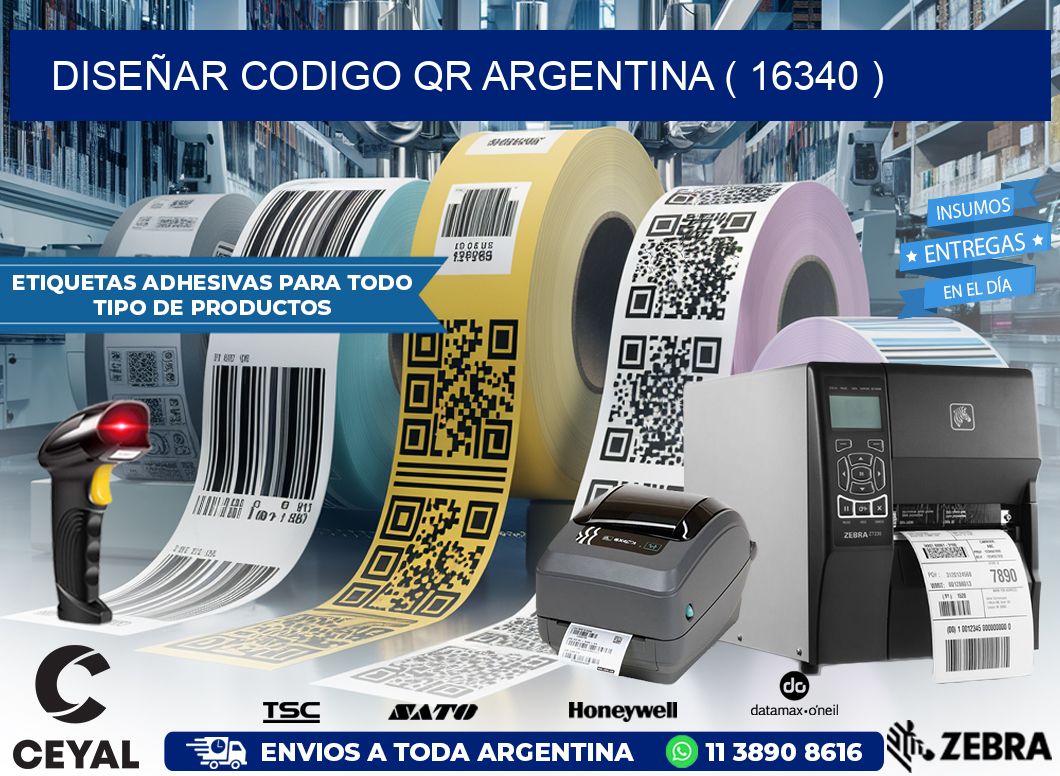 DISEÑAR CODIGO QR ARGENTINA ( 16340 )