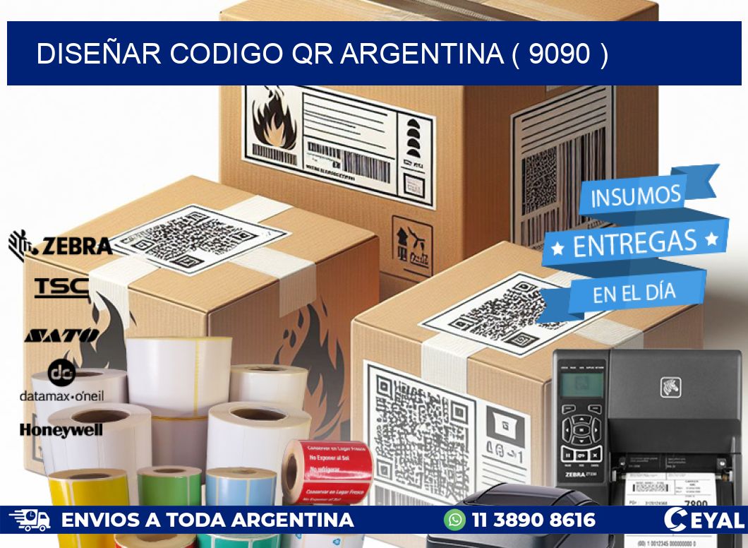 DISEÑAR CODIGO QR ARGENTINA ( 9090 )