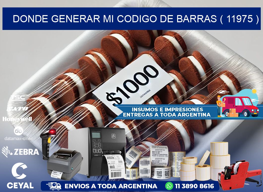 DONDE GENERAR MI CODIGO DE BARRAS ( 11975 )