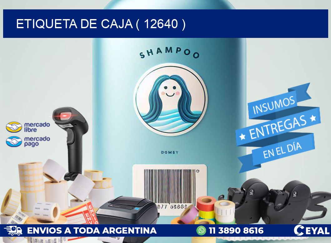 ETIQUETA DE CAJA ( 12640 )