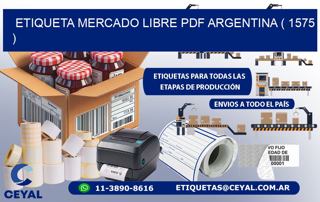 ETIQUETA MERCADO LIBRE PDF ARGENTINA ( 1575 )