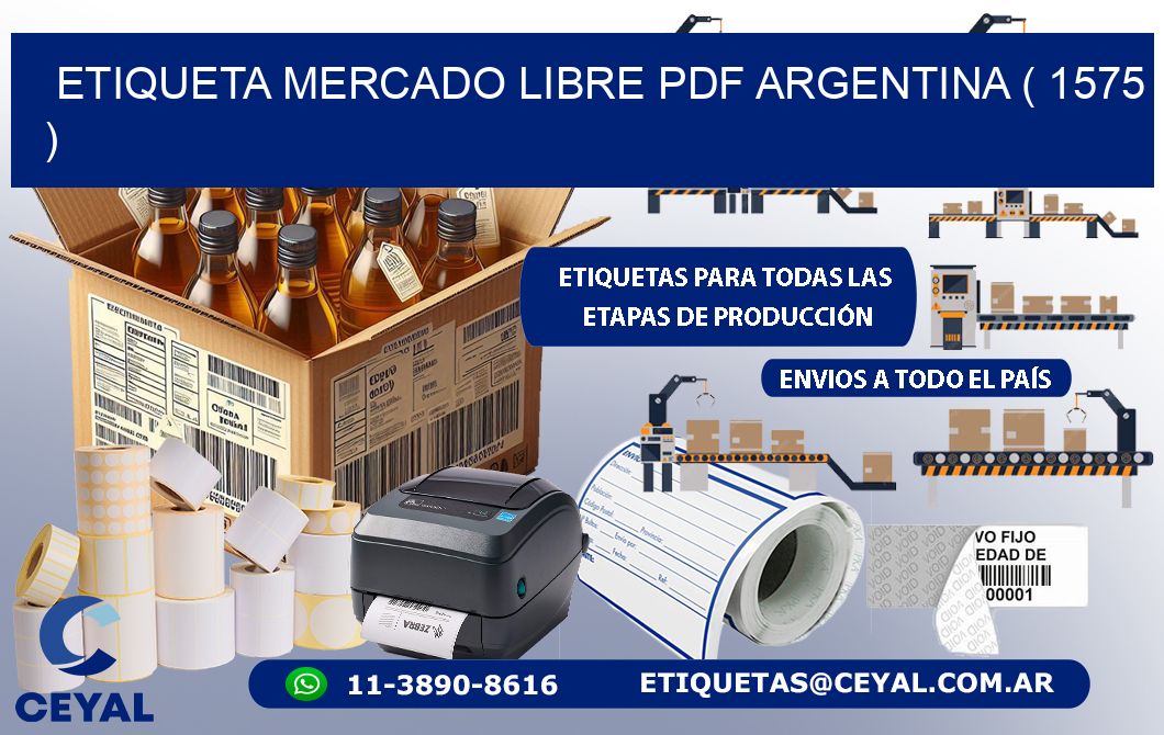ETIQUETA MERCADO LIBRE PDF ARGENTINA ( 1575 )