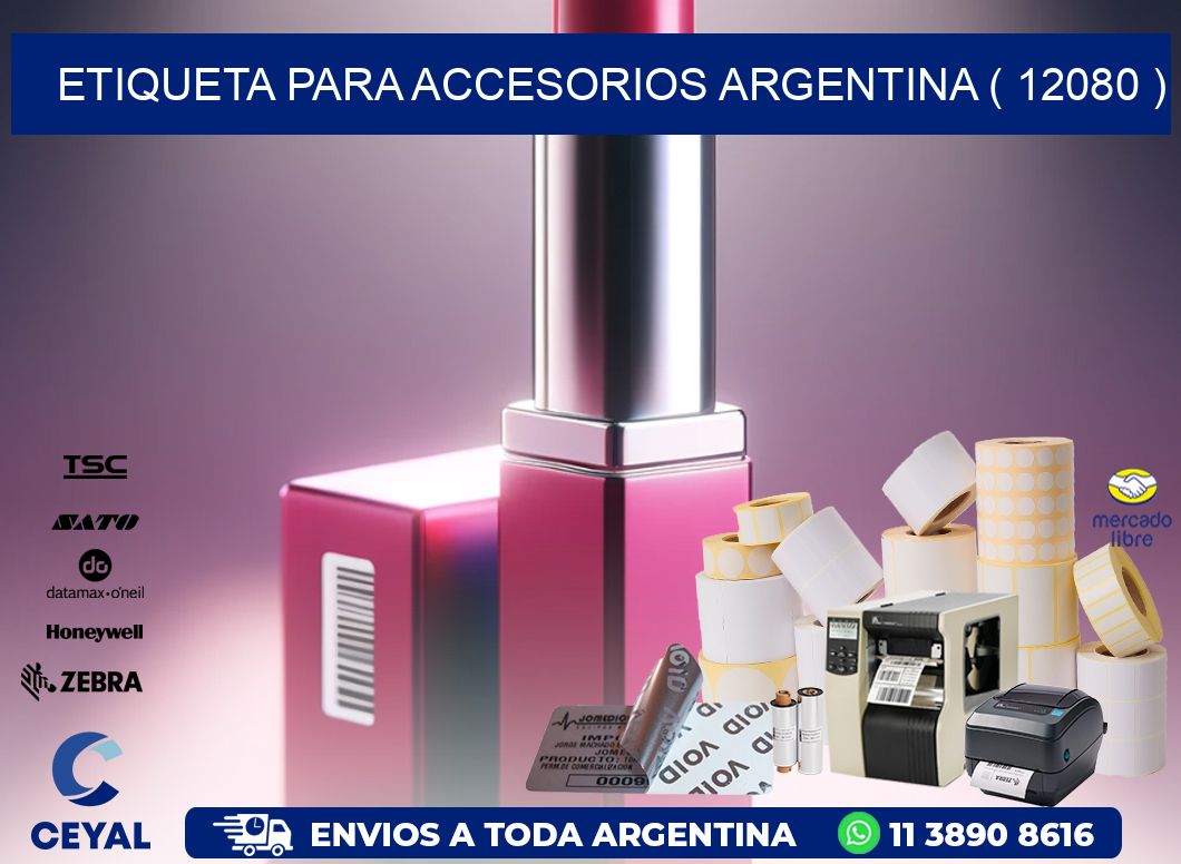 ETIQUETA PARA ACCESORIOS ARGENTINA ( 12080 )