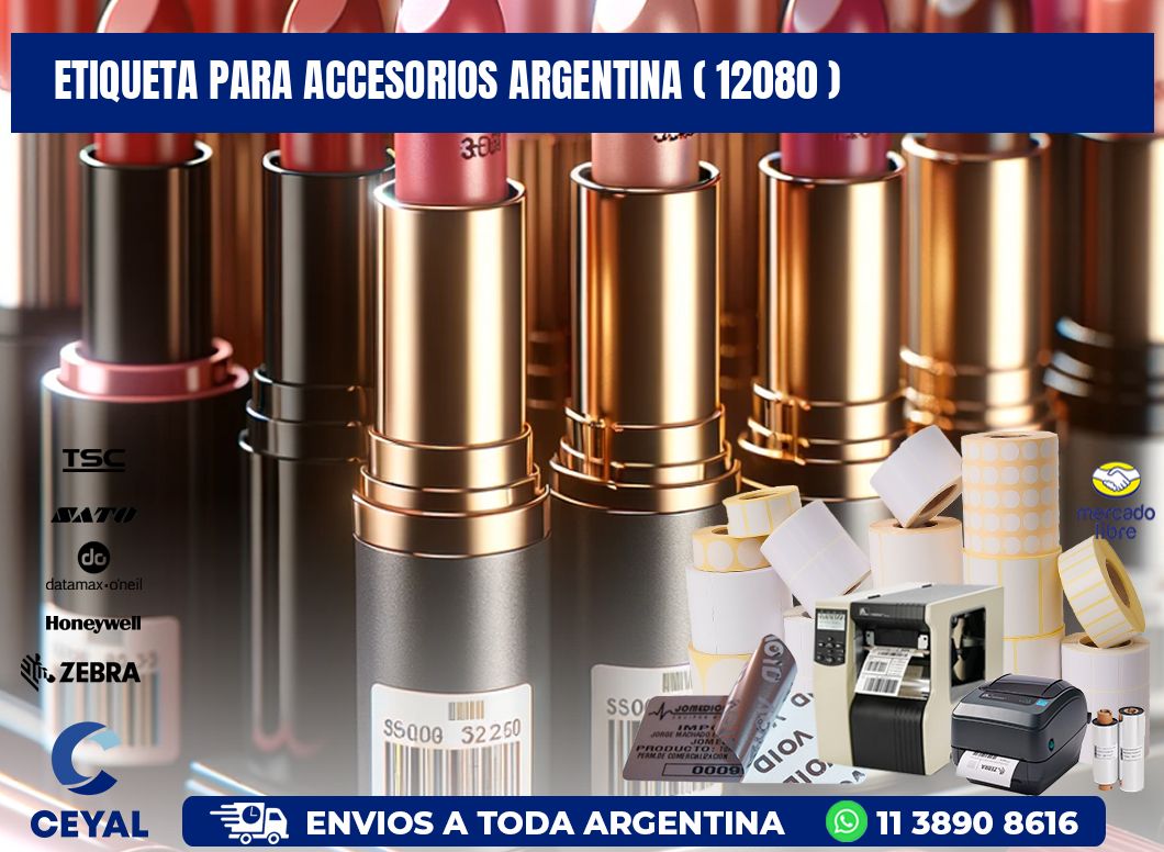 ETIQUETA PARA ACCESORIOS ARGENTINA ( 12080 )