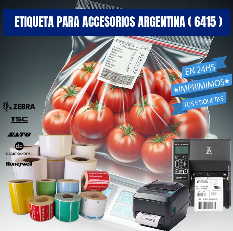 ETIQUETA PARA ACCESORIOS ARGENTINA ( 6415 )