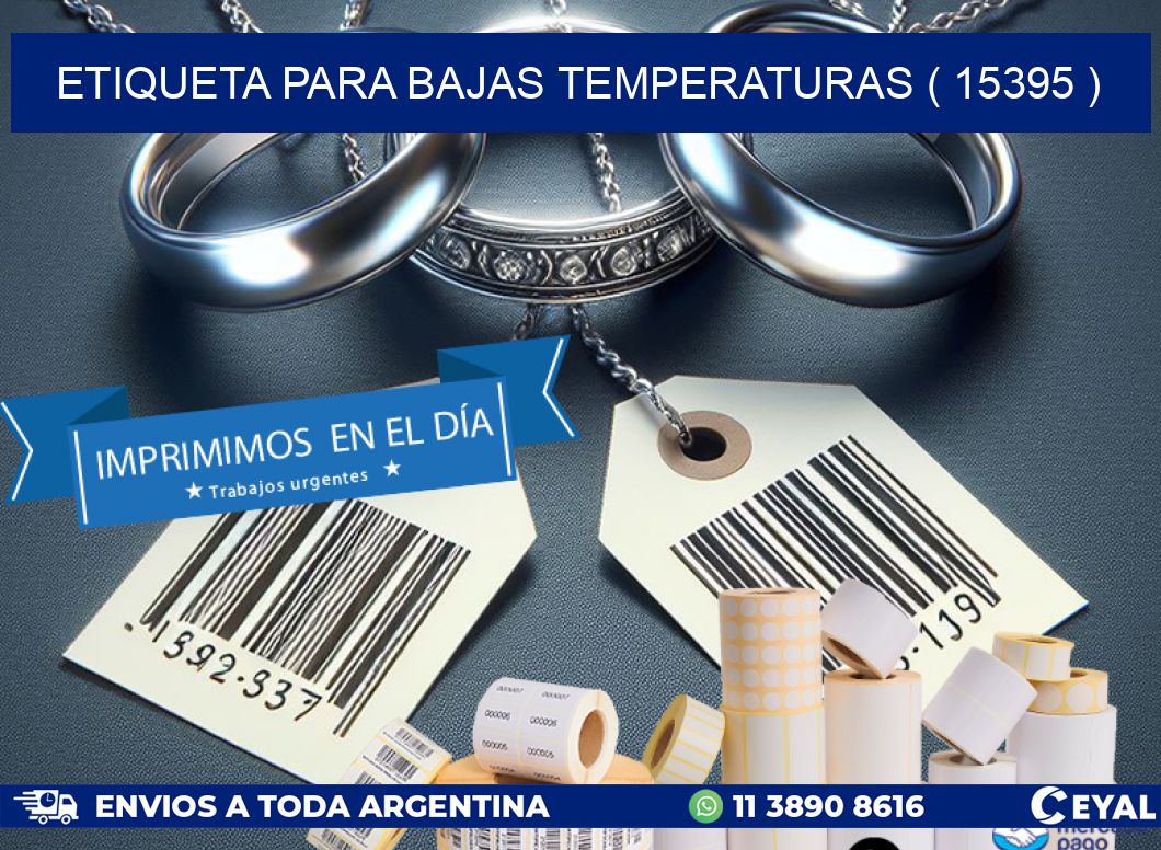ETIQUETA PARA BAJAS TEMPERATURAS ( 15395 )