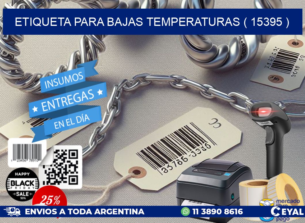 ETIQUETA PARA BAJAS TEMPERATURAS ( 15395 )