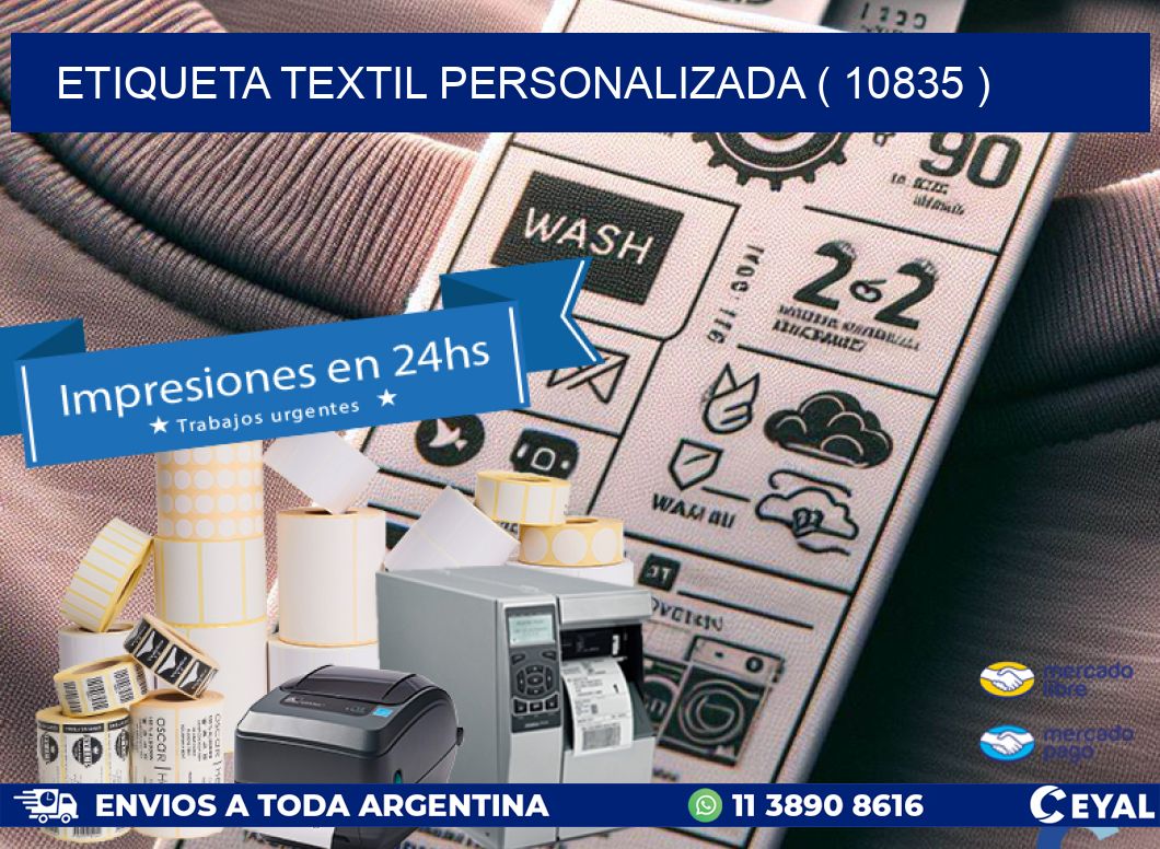 ETIQUETA TEXTIL PERSONALIZADA ( 10835 )