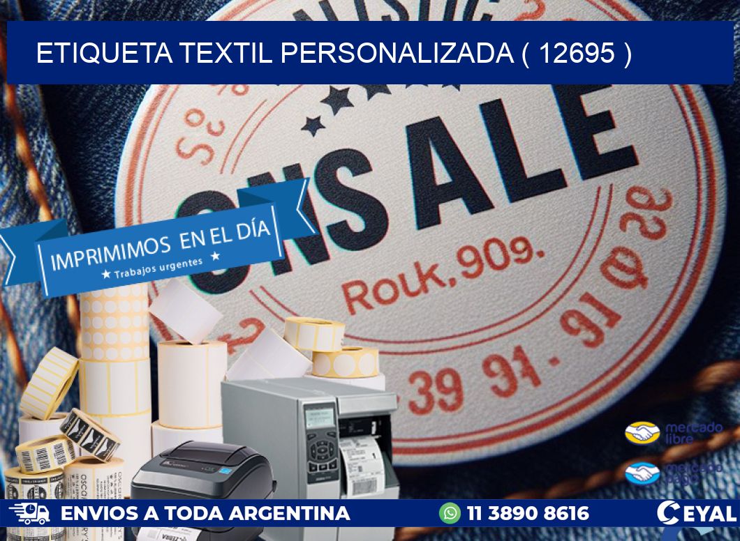 ETIQUETA TEXTIL PERSONALIZADA ( 12695 )