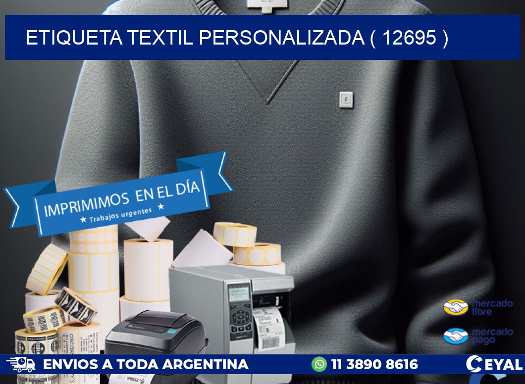 ETIQUETA TEXTIL PERSONALIZADA ( 12695 )