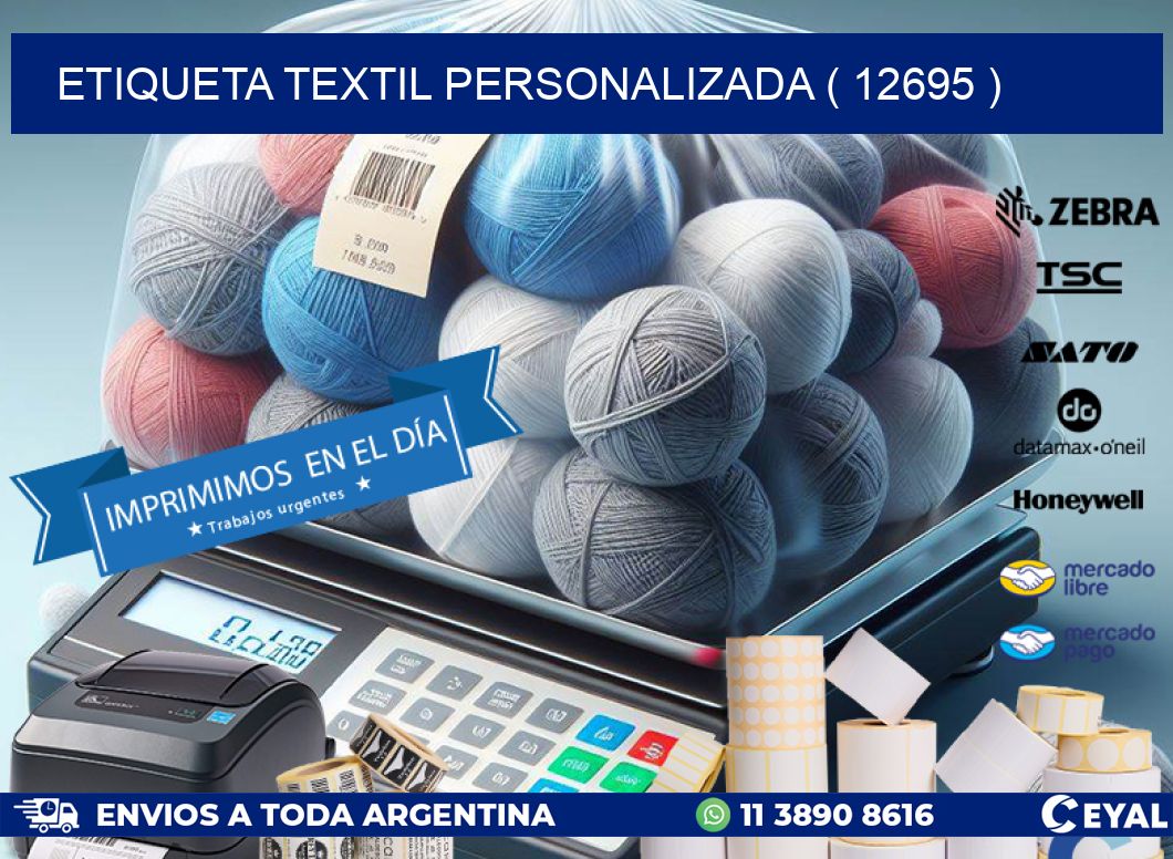 ETIQUETA TEXTIL PERSONALIZADA ( 12695 )
