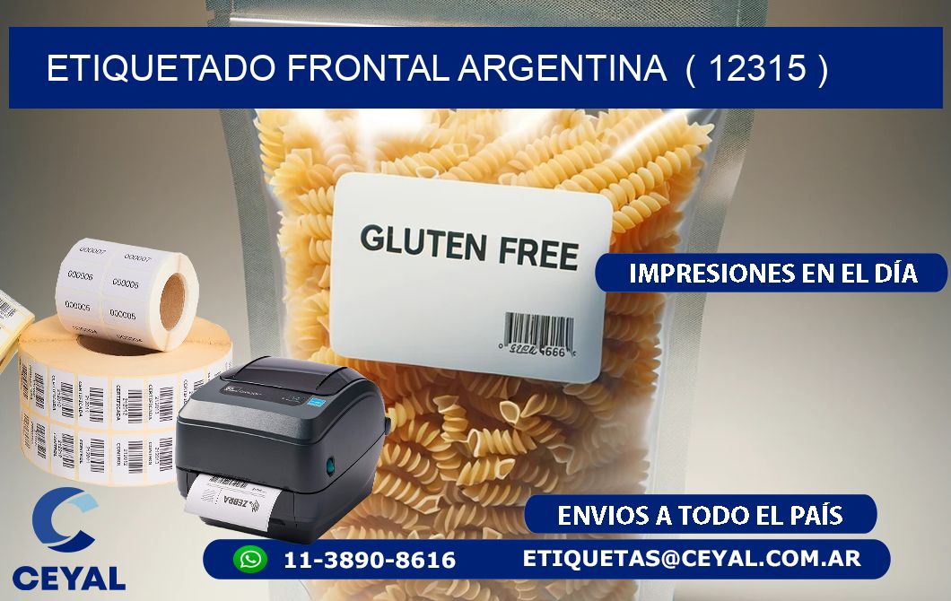 ETIQUETADO FRONTAL ARGENTINA  ( 12315 )