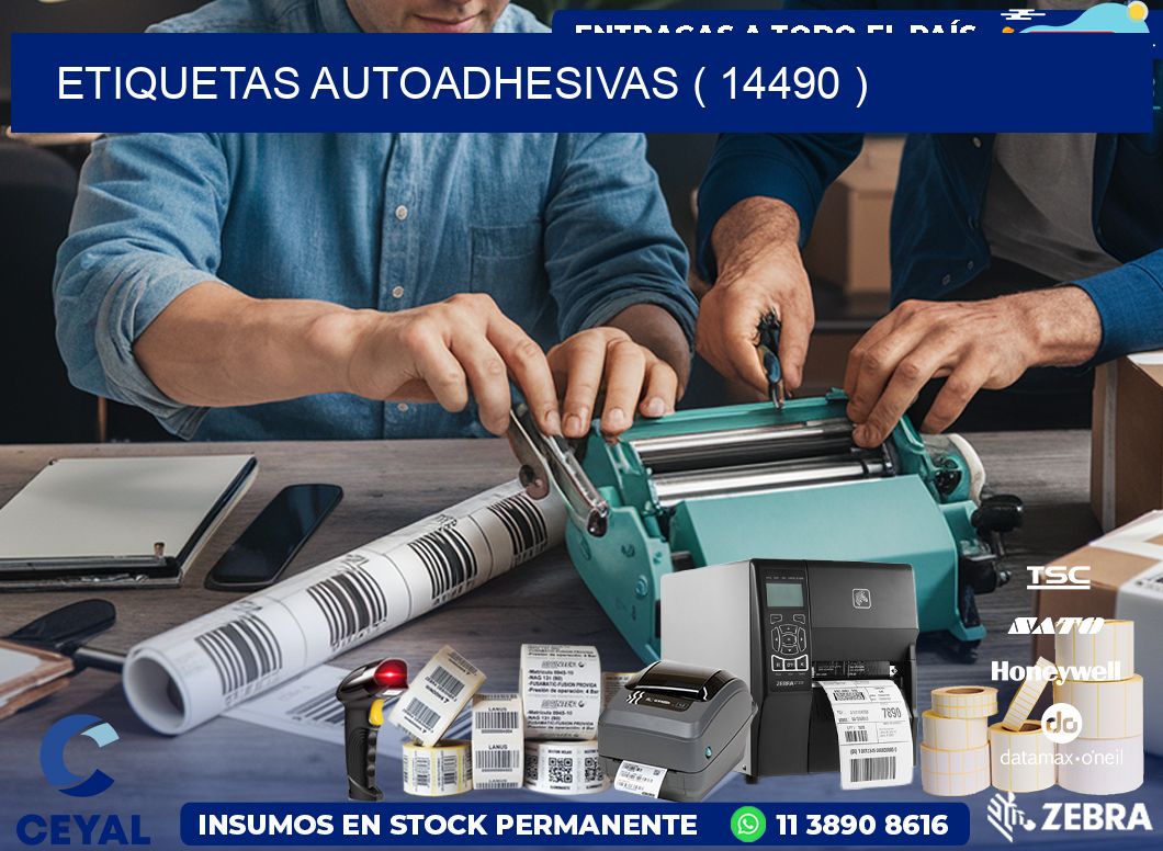 ETIQUETAS AUTOADHESIVAS ( 14490 )