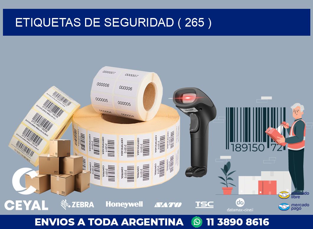 ETIQUETAS DE SEGURIDAD ( 265 )
