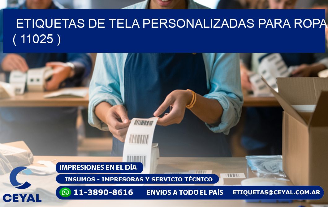 ETIQUETAS DE TELA PERSONALIZADAS PARA ROPA ( 11025 )