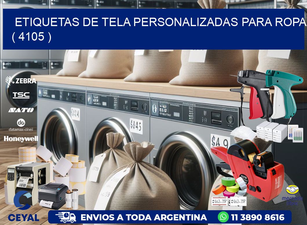ETIQUETAS DE TELA PERSONALIZADAS PARA ROPA ( 4105 )