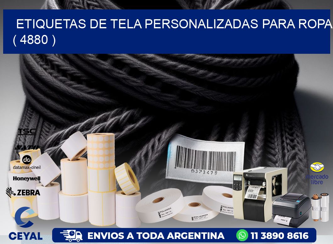 ETIQUETAS DE TELA PERSONALIZADAS PARA ROPA ( 4880 )