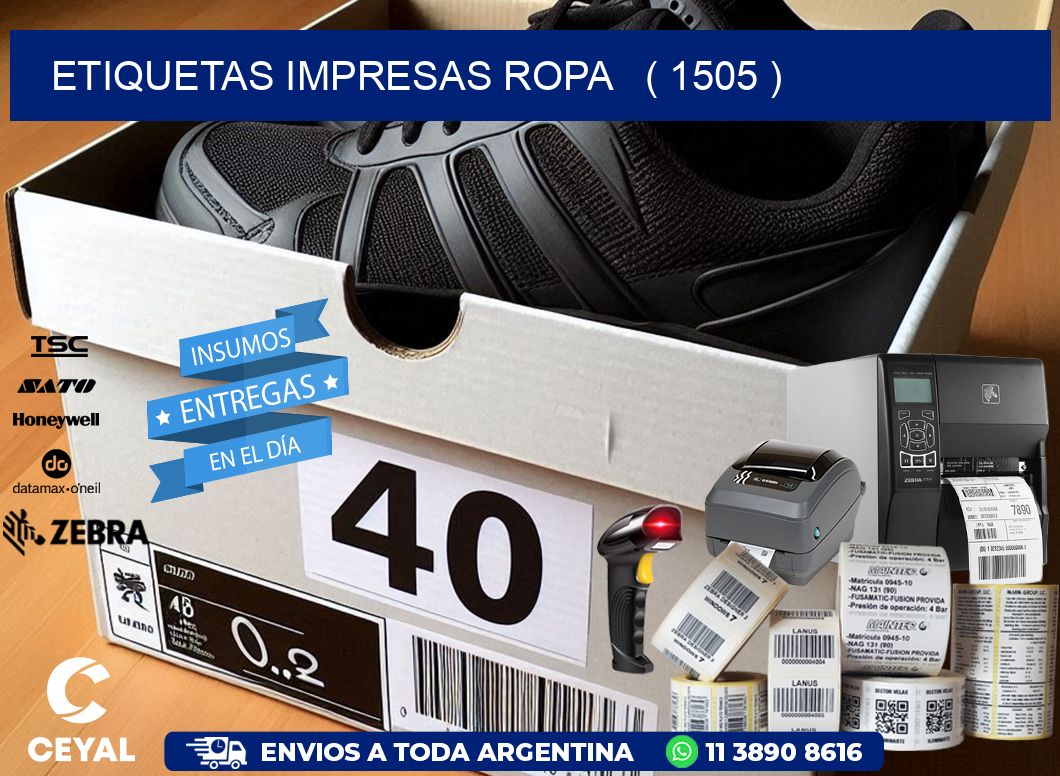 ETIQUETAS IMPRESAS ROPA   ( 1505 )