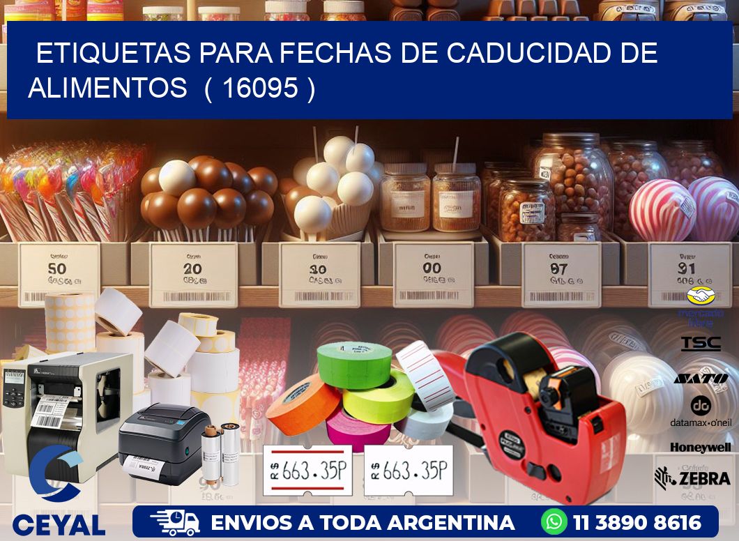 ETIQUETAS PARA FECHAS DE CADUCIDAD DE ALIMENTOS  ( 16095 )