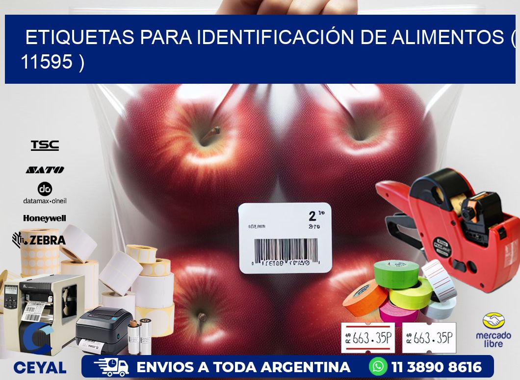 ETIQUETAS PARA IDENTIFICACIÓN DE ALIMENTOS ( 11595 )