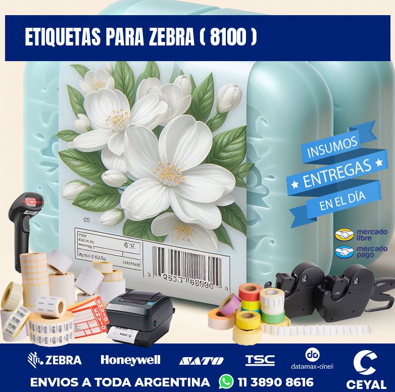 ETIQUETAS PARA ZEBRA ( 8100 )