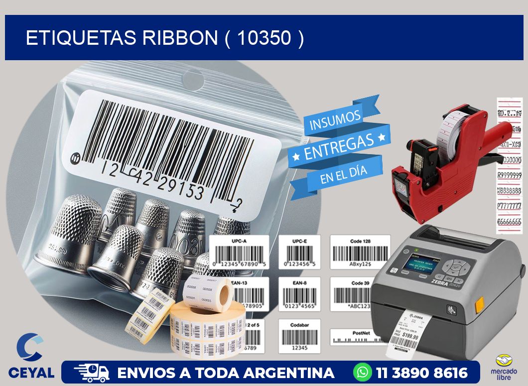 ETIQUETAS RIBBON ( 10350 )
