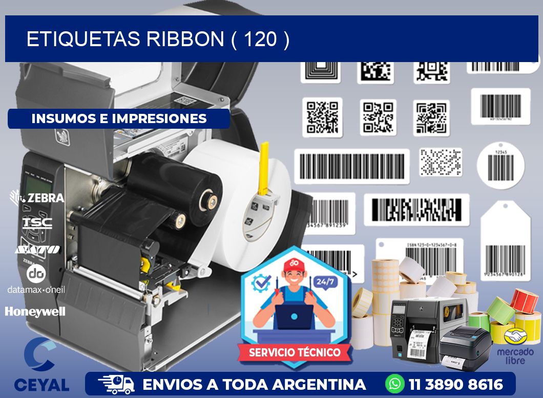 ETIQUETAS RIBBON ( 120 )