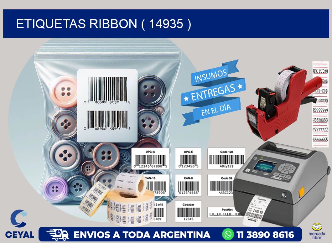 ETIQUETAS RIBBON ( 14935 )
