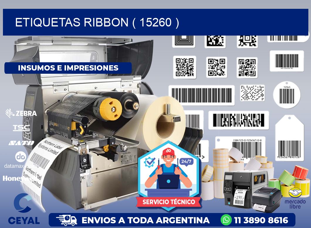 ETIQUETAS RIBBON ( 15260 )