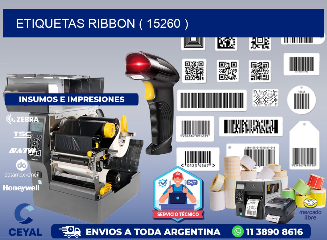 ETIQUETAS RIBBON ( 15260 )