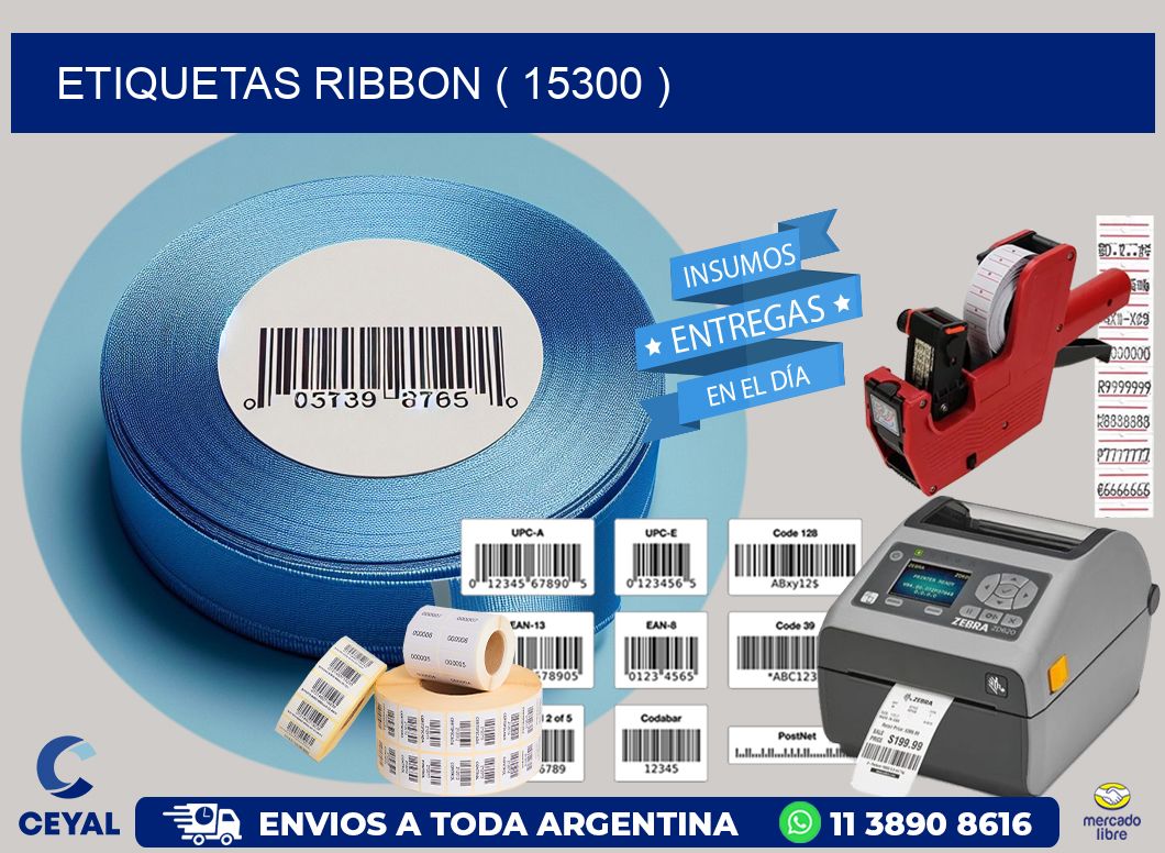 ETIQUETAS RIBBON ( 15300 )