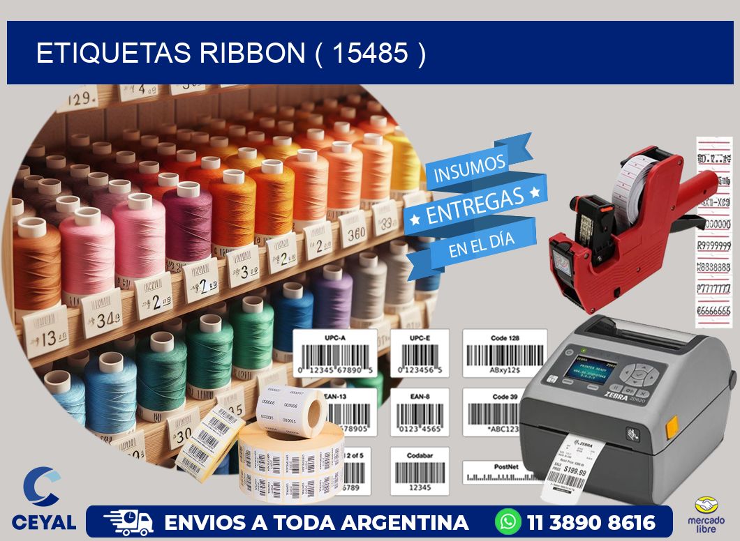 ETIQUETAS RIBBON ( 15485 )