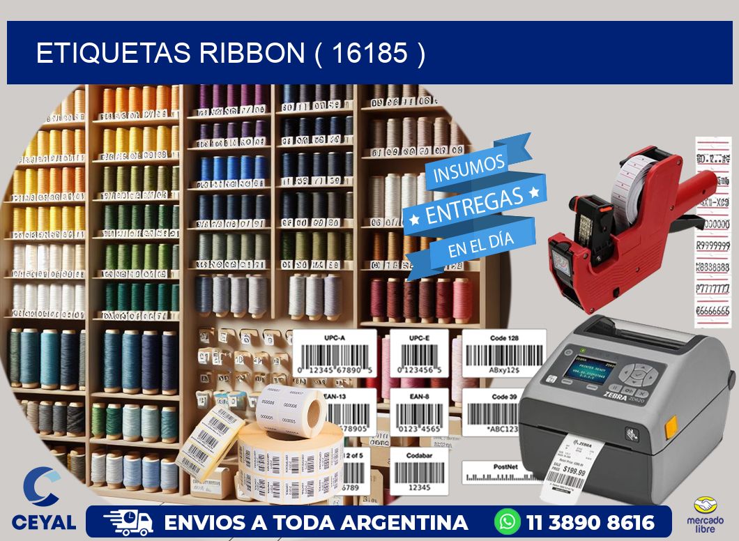 ETIQUETAS RIBBON ( 16185 )