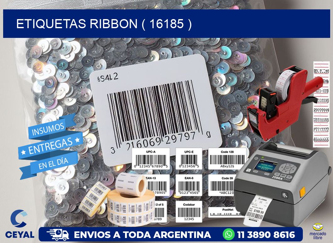 ETIQUETAS RIBBON ( 16185 )