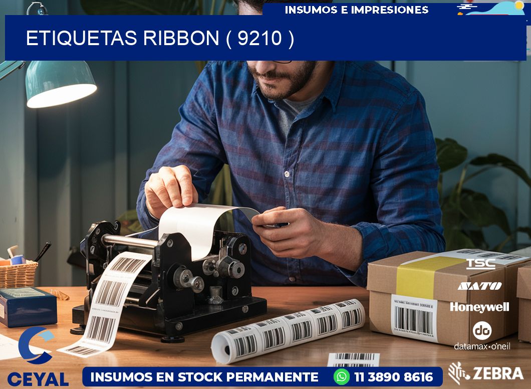 ETIQUETAS RIBBON ( 9210 )