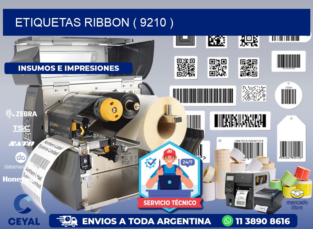 ETIQUETAS RIBBON ( 9210 )