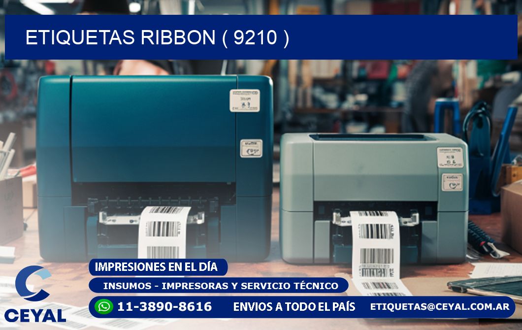 ETIQUETAS RIBBON ( 9210 )