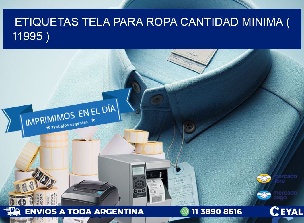 ETIQUETAS TELA PARA ROPA CANTIDAD MINIMA ( 11995 )