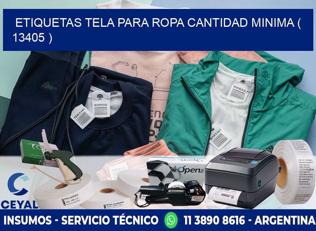 ETIQUETAS TELA PARA ROPA CANTIDAD MINIMA ( 13405 )