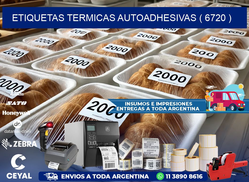 ETIQUETAS TERMICAS AUTOADHESIVAS ( 6720 )