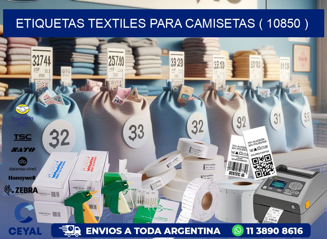 ETIQUETAS TEXTILES PARA CAMISETAS ( 10850 )