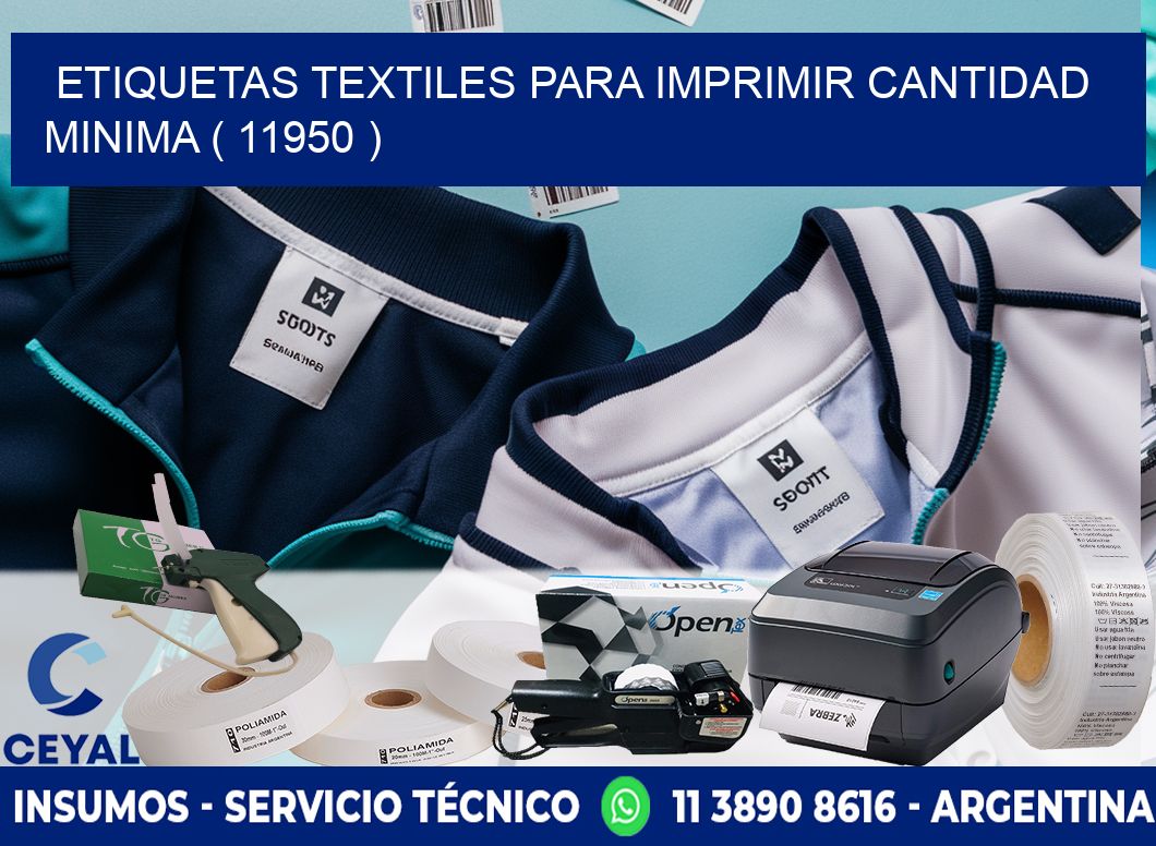 ETIQUETAS TEXTILES PARA IMPRIMIR CANTIDAD MINIMA ( 11950 )