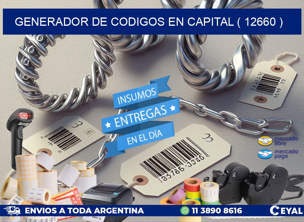 GENERADOR DE CODIGOS EN CAPITAL ( 12660 )