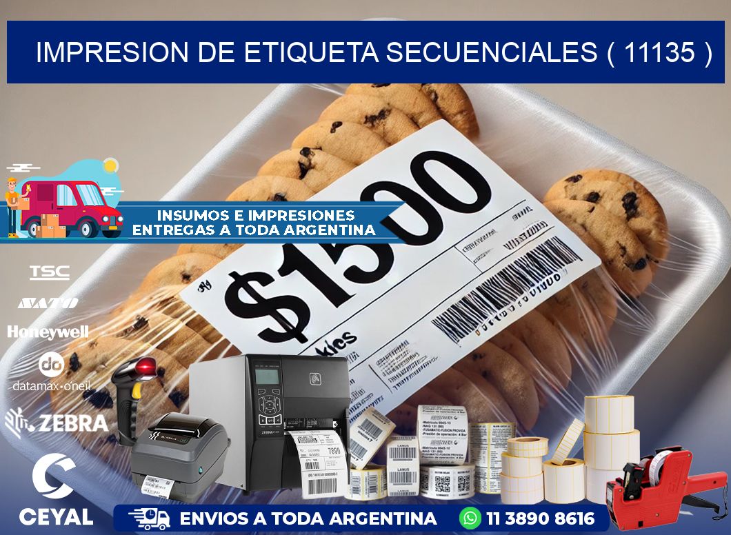 IMPRESION DE ETIQUETA SECUENCIALES ( 11135 )