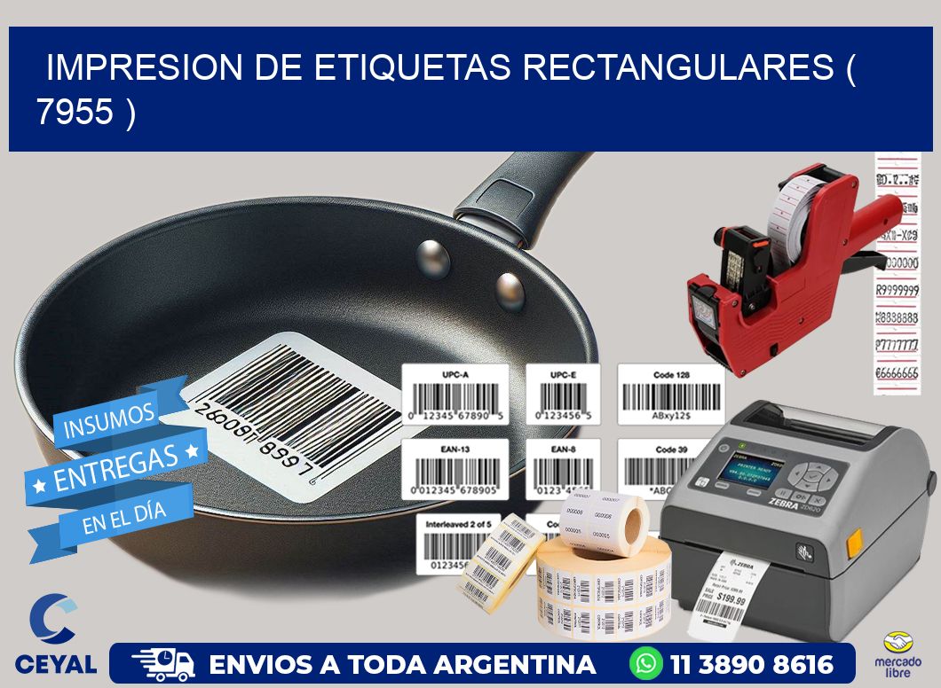 IMPRESION DE ETIQUETAS RECTANGULARES ( 7955 )