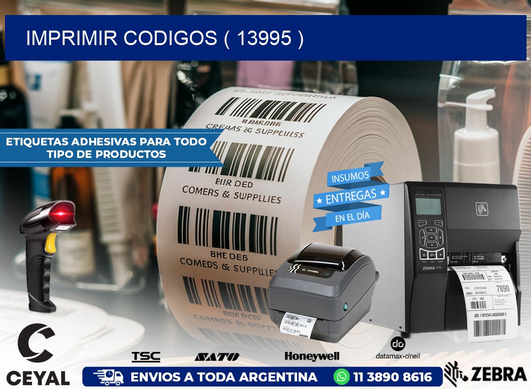 IMPRIMIR CODIGOS ( 13995 )